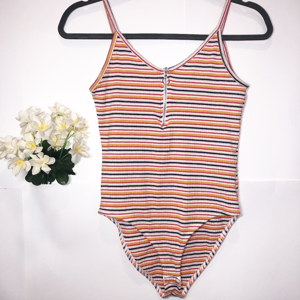 Primark Colored Stripe Bodysuit